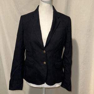 J Crew navy wool blend Original schoolboy blazer size 6